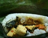 Foto langkah ke 5 dari resep Nasi bakar isi ayam dapur NitNot.