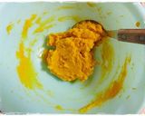 A picture of step 2 of Mashed Kabocha For Your Bento.