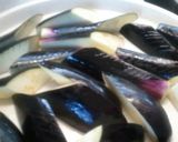 A picture of step 3 of Low-Cal Non-Fried Eggplant Hors d'Oeuvre.