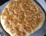 A picture of step 7 of Bienenstich Cake with Homemade Vanilla Creme.