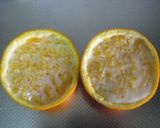 A picture of step 4 of Iyokan Citrus Cups No-bake Cheesecake.