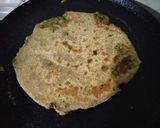 A picture of step 5 of Green Garlic Chutney & Green onion Stuffed Paratha.