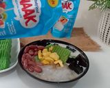 Foto langkah ke 9 dari resep Es Ce Hun Tiau (sagu gunting).