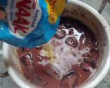 Foto langkah ke 3 dari resep Es Lumut Cokelat Creamy.