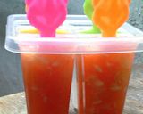 Foto langkah ke 2 dari resep Popsicle biji timun & pepaya.