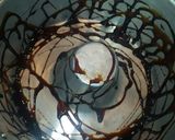 A picture of step 3 of Condensed Milk Flan.