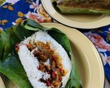 Foto langkah ke 4 dari resep Nasi Bakar.