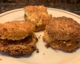 Foto del paso 4 de la receta: Alfajores de coco y dulce de leche🥰🖤