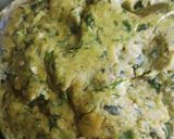 A picture of step 3 of Leafy vegetable puri.