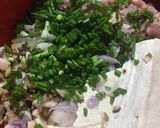 Hình bước làm 1 của món Đậu phụ thịt xay