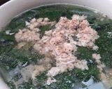 Hình bước làm 1 của món Canh rau ngót nấu thịt xay