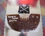 Φωτογραφία βήματος 2 της συνταγής Τούρτα πειρατικό καράβι