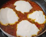 A picture of step 5 of Idli Shakshuka (Leftover Dosa batter).