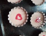 A picture of step 5 of Orange muffin valentine day special.