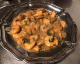 Une image de l'étape 7 de Crevettes sauvages marinées sauce pêche curry au citron et aneth.