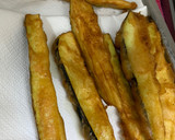 Foto del paso 3 de la receta: Berenjenas 🍆 en tempura con miel