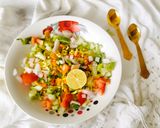 A picture of step 5 of Kara pori chaat (Crunchy and Flavorful Evening Snacks).