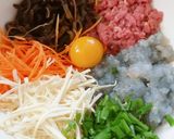 A picture of step 1 of Vietnamese Shrimp and Pork Egg Rolls (Chả Giò Tôm Thịt).