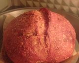 Foto langkah ke 21 dari resep Angkak Wijen Chili Flakes Cheese Sourdough Bread (Open Bake Method).