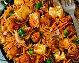 A picture of step 9 of Paneer Fried Rice.