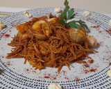 Foto del paso 8 de la receta: Fideos tostados con rape y marisco