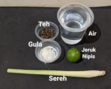 Foto langkah ke 1 dari resep Teh Sepia (SErai jeruk niPIs Anget).