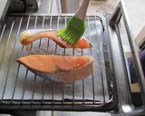 A picture of step 1 of Easy Rice Porridge with Salmon.