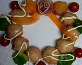 Cream Cheese and Potatoes Wrapped in Cured Ham Christmas Wreath recipe step 6 photo