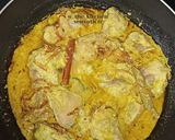 A picture of step 2 of Dahi Chicken.