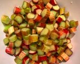 A picture of step 2 of Rhubarb and Apple jam #SeasonSupply.