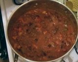 A picture of step 8 of Venison chilli.