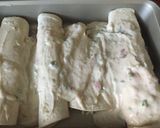 A picture of step 7 of Chicken Lime Enchiladas.