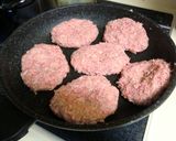 A picture of step 5 of Extremely Juicy! Light and Tender Hamburger Steaks.