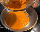 A picture of step 5 of Spaghetti con Bisque di Gamberi.