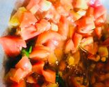 A picture of step 3 of Dal Palak.