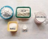Hình bước làm 1 của món BÁNH BÒ bông