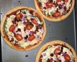 A picture of step 7 of American Style Spicy Chicken Pizza.
