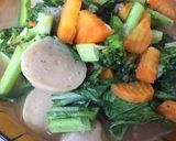 Foto langkah ke 4 dari resep Ca bakso sayur.