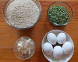 Foto del paso 1 de la receta: Tortitas de amaranto con chícharos secos