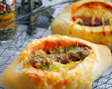 A picture of step 10 of Sausage Bread with Basil.