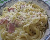A picture of step 8 of Easy Carbonara with Processed Cheese.