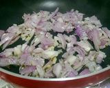 A picture of step 2 of Cabbage Coconut Stir Fry.
