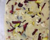 A picture of step 4 of Kutchi Shahi GulabPak - Dryfruits Rose Burfi - Kutchh - Gujarat Special Sweet - Rakshabandhan Mithai.