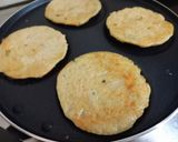 A picture of step 7 of Low-Oil Crispy Samak Rice Cheela for Fasting.