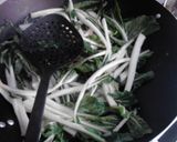 A picture of step 15 of Stir Fry Bok Choy with Creamy Mushrooms Sauce.