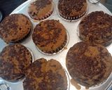 Foto langkah ke 4 dari resep Muffin Coklat Tepung Sorghum.