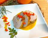 Foto del paso 6 de la receta: Solomillo en salsa de naranja 🍊 y zanahoria🥕