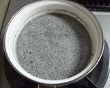 A picture of step 3 of Our Family's Black Sesame Pudding.