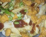 A picture of step 7 of Pizza fries 🍕 🍟.
