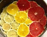 Une image de l'étape 2 de Gâteau renversé aux agrumes.